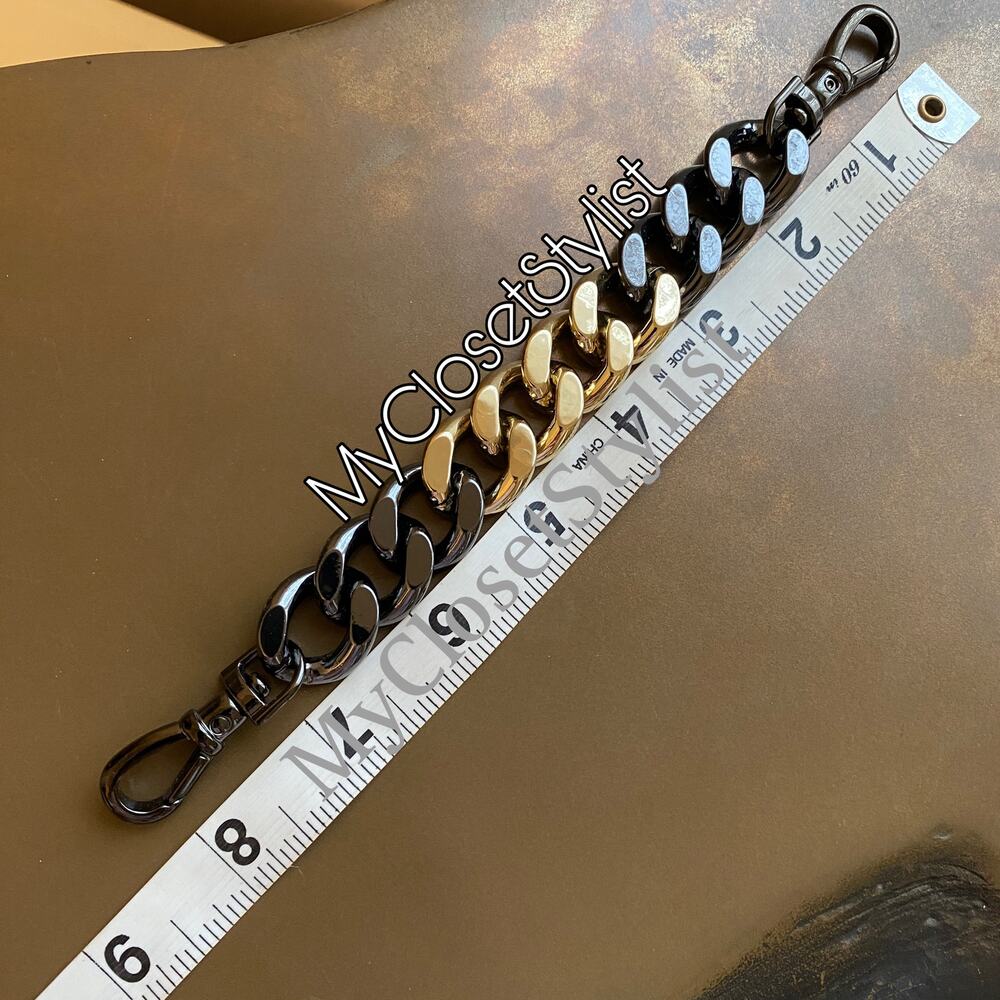 NEW Bandolier Wristlet iPhone Ombre Chain Strap! Pewter Black Gold RARE S0LD 0UT - Picture 5 of 8